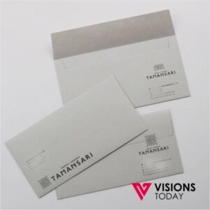 Visions Today offers envelopes printing in Sri Lanka and Maldives. We make customized envelopes with your designs. You can make your envelopes with any design and size. Specially for business mailing covers. Also we use wide range of papers for envelope making.