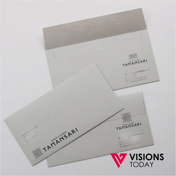 Visions Today offers envelopes printing in Sri Lanka and Maldives. We make customized envelopes with your designs. You can make your envelopes with any design and size. Specially for business mailing covers. Also we use wide range of papers for envelope making.