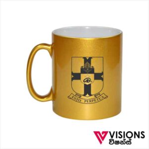 Visions Today offers customized Gold mug printing in Colombo, Sri Lanka