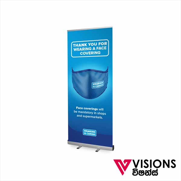 Customized pull up banner printing in Colombo ‣ Visions