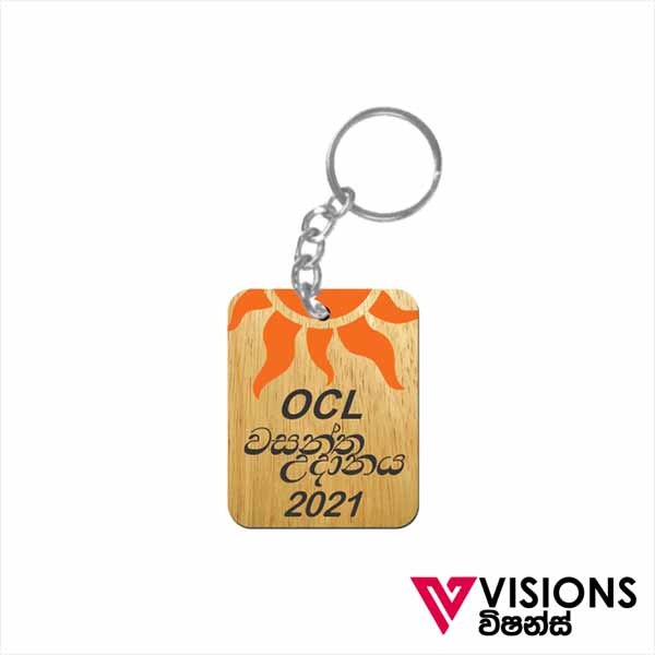 Wooden Key Tag Printing in Colombo, Sri Lanka ‣ Visions
