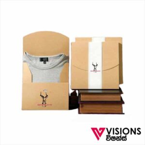 Visions Graphics offers Garment Tshirt Courier Box with printing in Colombo, Sri Lanka. We are the leading corrugated Garment Tshirt Courier Box with printing and supplier for more than 16 years.