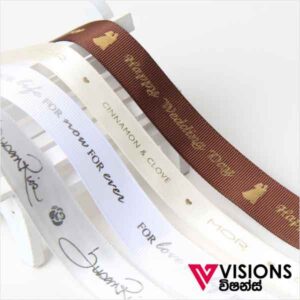 Visions Today offers Fabric Ribbon Printing in Colombo, Sri Lanka