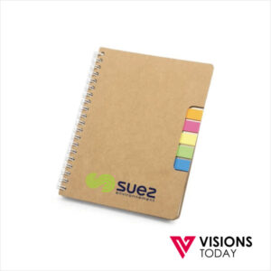 Visions Today offers notebook with sticky notes in Colombo, Sri Lanka. Sticky note notebooks are printed with Kraft board covers and sticky notes