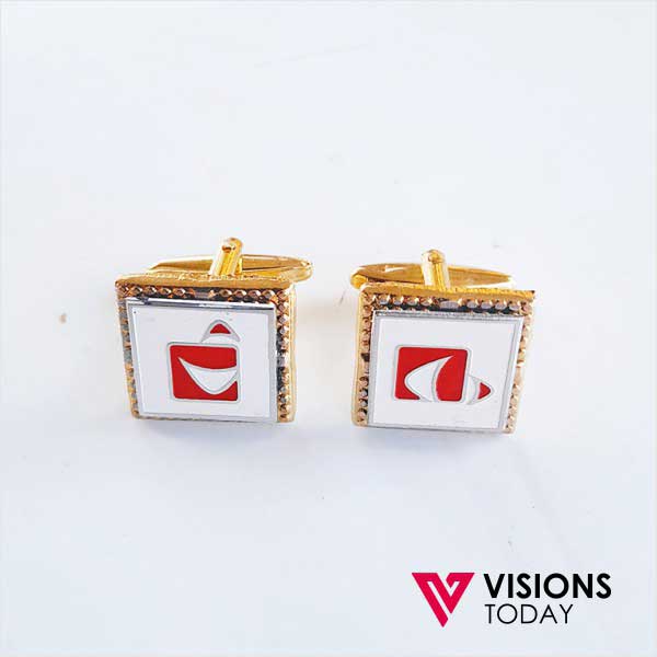 Visions Today offers Cuff-links Printing in Colombo, Sri Lanka. We offer premium quality Lapels, Cuff-links, Name Badges, Names Tags with branding.