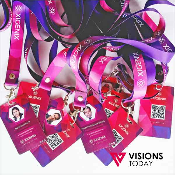 Visions Today provides customized full color lanyard printing in Sri Lanka. We have wide range of lanyards printing options to suite your requirement
