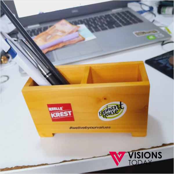 Visions Today offers customized wooden visiting card holders in Colombo, Sri Lanka. We manufacture wide range of visiting card holders and branding with your designs. Also wooden visiting card dispensers are Eco friendly and affordable.