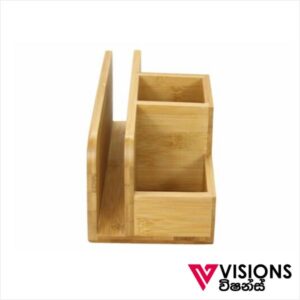Visions Today offers customized Wooden Stationery Dispenser in Sri Lanka and Maldives. We manufacture wide range of customized Wooden stationery dispensers with branding according to your requirements. This wooden pen holders are very durable and best option as a Eco friendly gift.