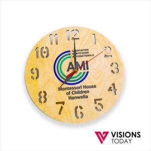 Visions Today supplies customized wooden wall clocks in Sri Lanka. We are one of the leading customized wooden wall clocks manufacturers with more than 16 years experience. Almost all government and private banks, Telecommunication services using our promotional wall clocks as their promotional gifts