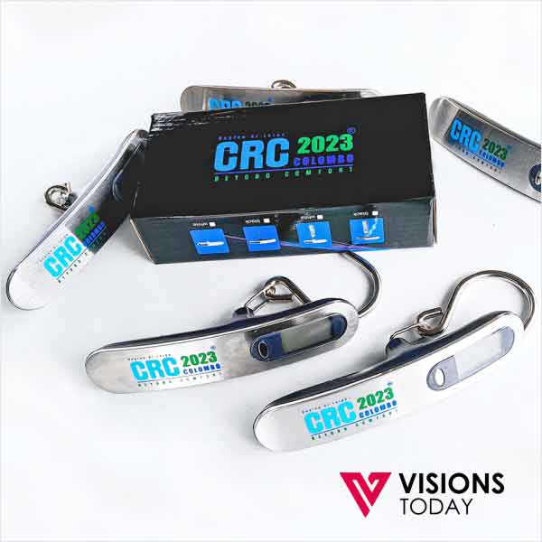 Visions Today offers customized luggage scales printing in Colombo, Sri Lanka. You can print any design or logo on luggage scale and use as a corporate gift.