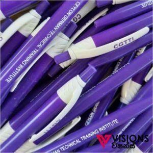 Visions Today offers promo plastic pen printing in Colombo, Sri Lanka. We are one of the leading promotional pen printing service for corporate gifting. Promo plastic pens are one of promotional pens