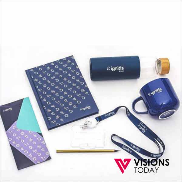 Visions Today offers customized welcome packs in Colombo, Sri Lanka. We offers wide range of corporate gift packs with your branding idea to welcome new staff