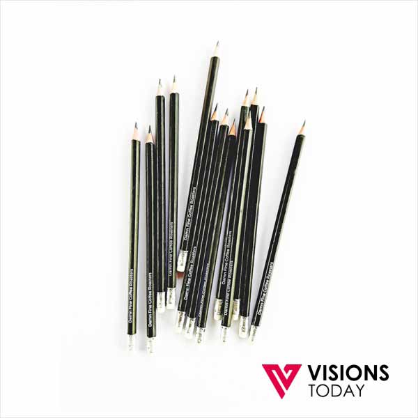 Visions Today offers customized pencil printing in Colombo, Sri Lanka. We print pencils with your designs for corporate gifting. Customized pencils are widely use in hospitality industry and best addition to Eco friendly corporate gifts packs.
