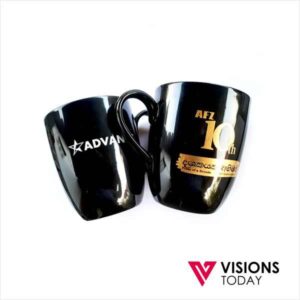 Visions Today offers customized porcelain mugs printing in Colombo, Sri Lanka. We print porcelain mugs with customized designs for corporate gifts.