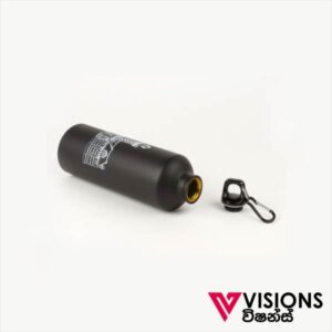Visions Today offers Black Aluminum Water Bottle Printing in Colombo, Sri Lanka. We have wide range of Aluminum Black water bottles which can be used as corporate gifts. We print Aluminum water bottles using many printing methods. Specially we use pad printing, screen printing and UV printing methods. All our Aluminum water bottles are food graded and from branded products.
