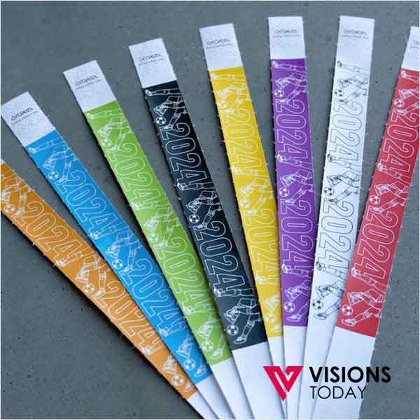 Visions Today offers customized Tyvek wristbands printing in Colombo, Sri Lanka. We are one of the leading paper security wristbands printer, manufacturer and suppliers. We have range of security wrist bands print from Paper, Plastic, Glowing materials.