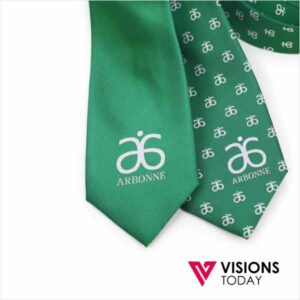 Visions Today offers customized ties printing in Colombo, Sri Lanka. We offer premium quality corporate ties with branding. You can request us any design and printed on any kind of premium materials. Sizes are varying from standard to extra large. Most corporate sector organizations are using free size ties.