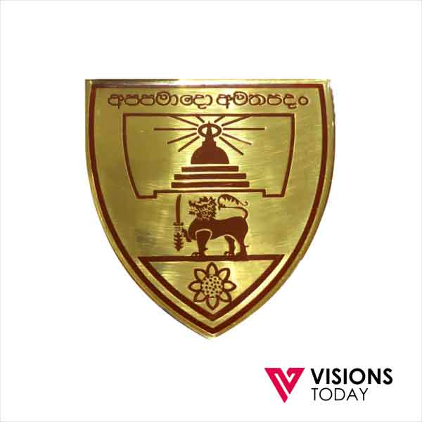 Visions Today manufactures customized school car badges in Sri Lanka. We print wide range of vehicle badges with school emblems. We use printing or engraving technology for customization.