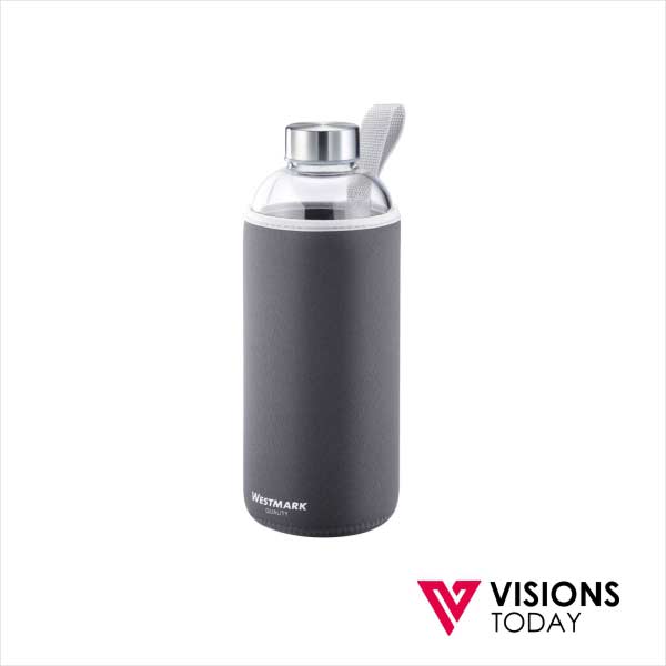 Visions Today offers big Glass Water Bottle with Pouch Printing in Colombo, Sri Lanka. We use many printing technologies to brand glass water bottles and pouches. Basically only the pouch will be branded according to your requirement.