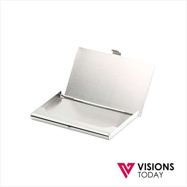 Visions Today offers customized light weight metal visiting card holders in Sri Lanka. We provide wide range of metal visiting card holders with your brands.