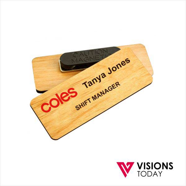 Visions Today offers Customized wooden name tags printing in Sri Lanka. We are one of the leading Eco friendly wooden name badges manufacturers since 2006.
