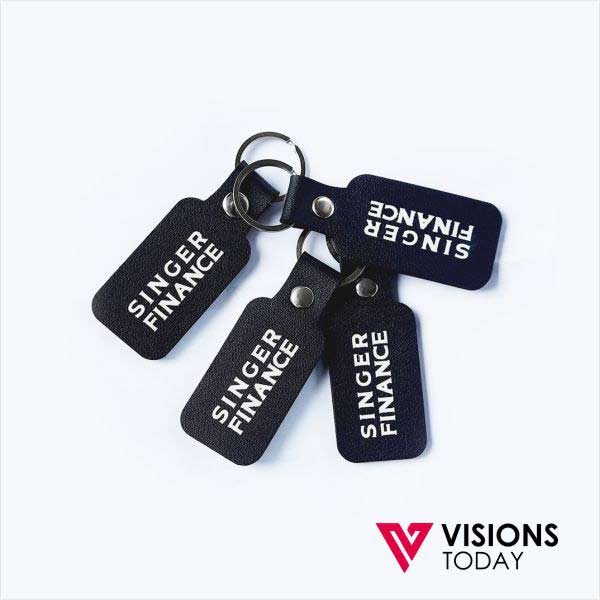 Customized Snap Leather Key Tags