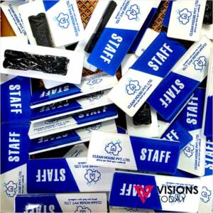 Visions Today manufacturers customized plastic name tags in Sri Lanka. We offers wide range of plastic key tags with printing, engraving and top coating.