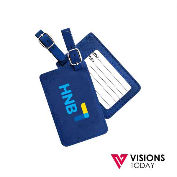 Visions Today offers Customized Luggage Tags in Sri Lanka. We manufacture wide range of high quality leather luggage tags with your branding.