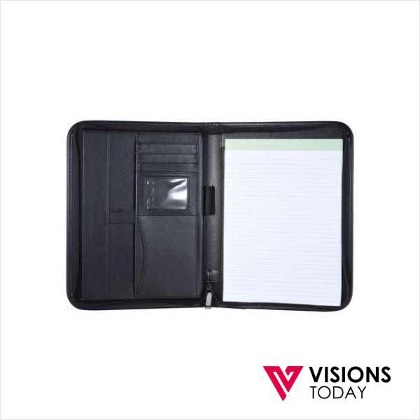 Visions Today offers customized leather zipper folders in Sri Lanka. We are one of the custom leather zipper folder manufacturers according to your designs