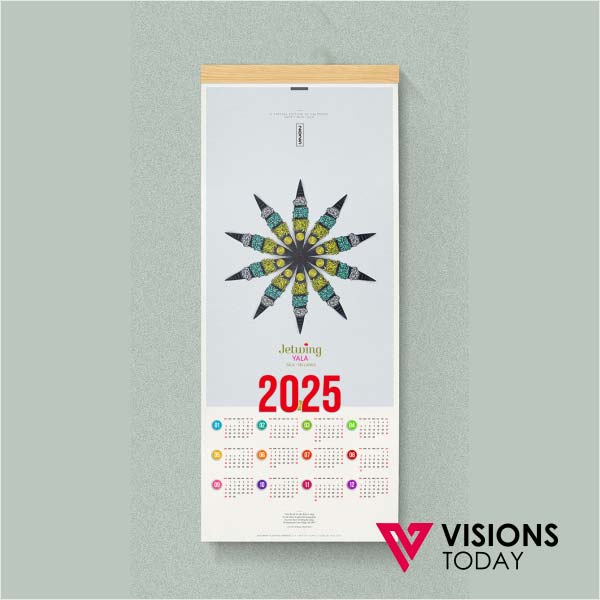 Visions Today offers custom fabric calendars printing in Colombo, Sri Lanka. We can print any design on fabric calendars.