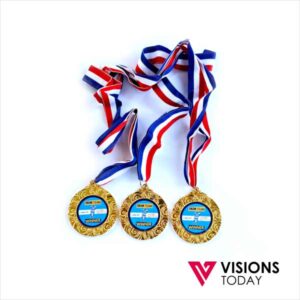 Visions Today manufactures customized Eco printed medals in Sri Lanka. We print wide range of medals with your idea for many requirements