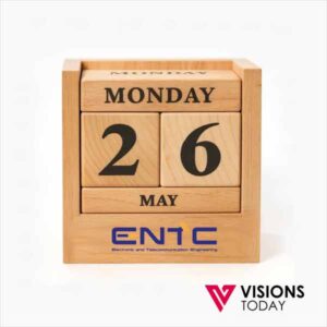 Visions Today offers customized wooden cube calendars in Colombo, Sri Lanka. We make range of Eco friendly wooden corporate gifts including wooden calendars